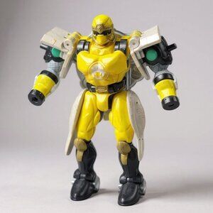 Power Rangers Ninja Storm Yellow Wind Triple Zord Morphin Lion INCOMPLETE